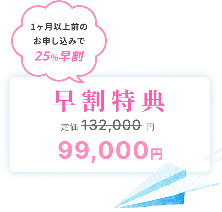 早割特典